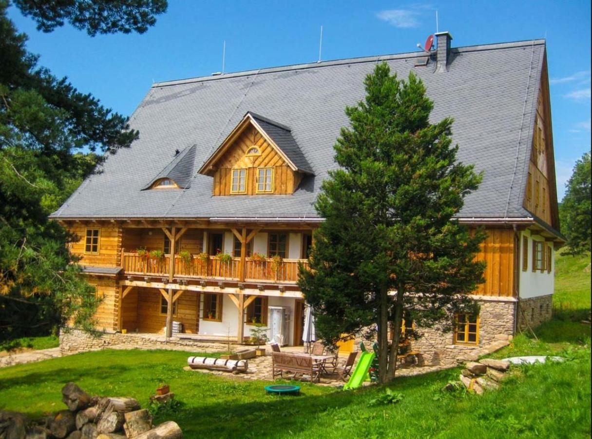 Samota U Hadince Hotel Bartosovice v Orlickych Horach Eksteriør billede